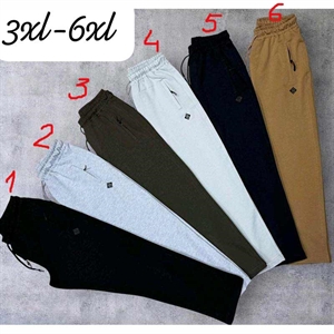 Spodnie dresowe cienkie produkt Turecki Big Size  3XL-6XL