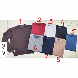 Bluza cienka męska pod szyje produkt Turecki Big Size  3XL-6XL