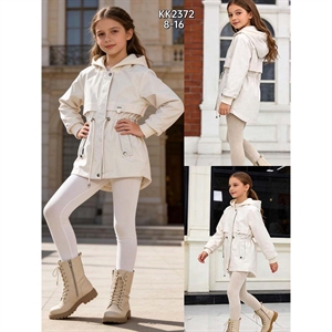 Płaszcz dziewczęcy (8-16)