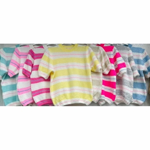Sweter damski z krótkim rękawem