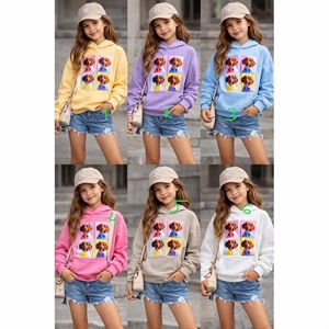 Bluza kangurka dziewczęca  4-14 lat