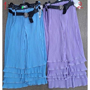 Spodnie plisowane dziewczęce  6-16 lat