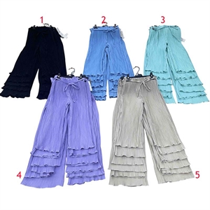 Spodnie plisowane dziewczęce  6-16 lat