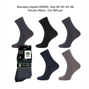 Skarpetki męskie 39-42/43-46