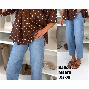 Jeansy balloon Msara  XS-XL