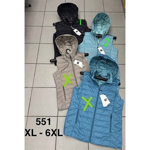 Kamizelka dwustronnna damska  XL-6XL
