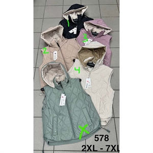 Kamizelka dwustronnna damska  2XL-7XL