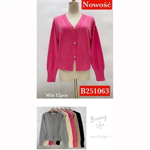 Sweter damski zapinany na guziki