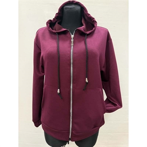 Bluza damska rozpinana na zamek z kapturem produkt Polski  M-2XL