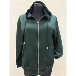 Bluza damska rozpinana na zamek z kapturem produkt Polski  M-2XL