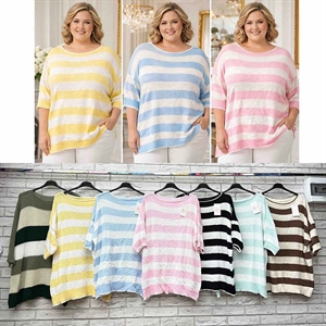 Sweter damski okrągły
