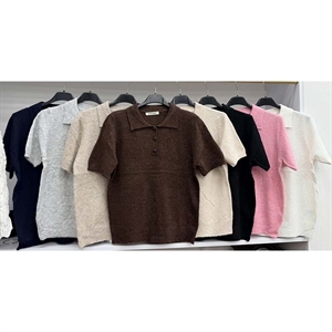 Sweter damski z krótkim rękawem