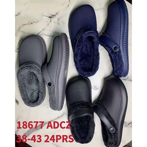 Klapki ocieplane Big Size  38-43