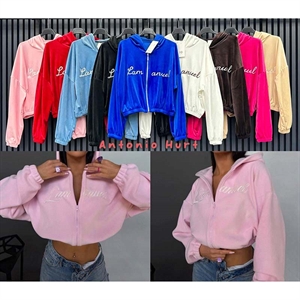 Bluza welurowa damska produkt Włoski