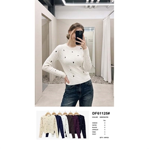 Sweter damski okrągły