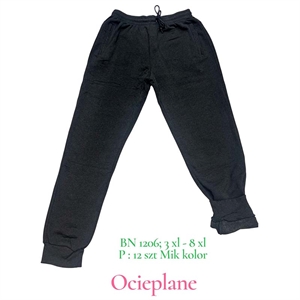 Spodnie męskie ocieplane Big Size  3XL-8XL