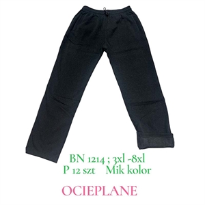 Spodnie męskie ocieplane Big Size  3XL-8XL