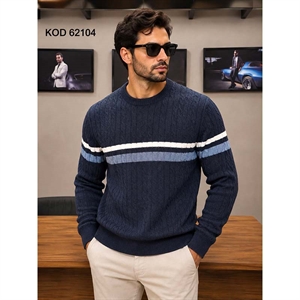Sweter męski okrągły produkt Turecki  M-2XL