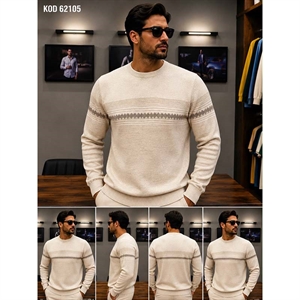 Sweter męski okrągły produkt Turecki  M-2XL