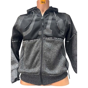 Bluza chłopięca rozpinana na zamek z kapturem produkt Turecki  140-164
