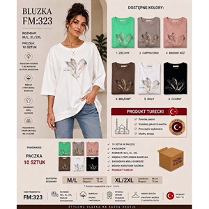 Cienka bluza damska (M/L-XL/2XL)