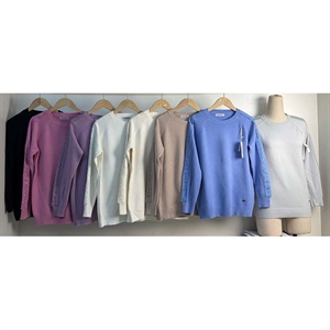 Sweter damski okrągły  M-2XL