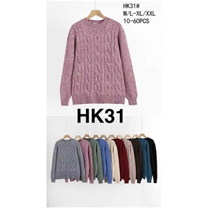 Sweter damski okrągły  M/L-XL/2XL