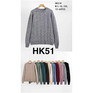 Sweter damski okrągły  M/L-XL/2XL