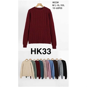 Sweter damski okrągły  M/L-XL/2XL