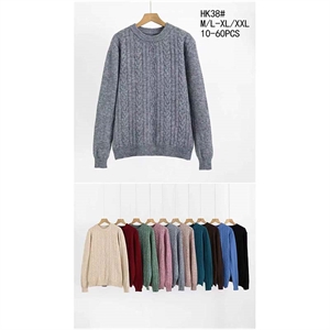 Sweter damski okrągły  M/L-XL/2XL
