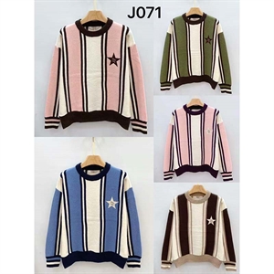 Sweter damski okrągły