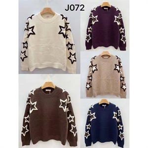 Sweter damski okrągły