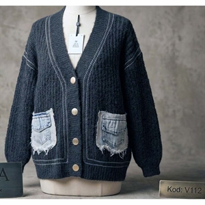 Sweter damski zapinany na guziki