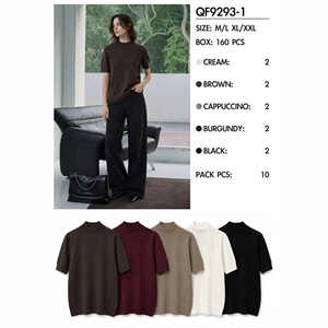 Sweter damski z krótkim rękawem  M/L-XL/2XL