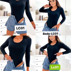 Body damskie z długim rękawem M-XL