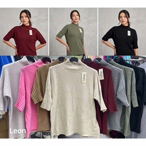 Sweter damski z krótkim rękawem