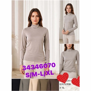 Bluzka damska z długim rękawem S-XL