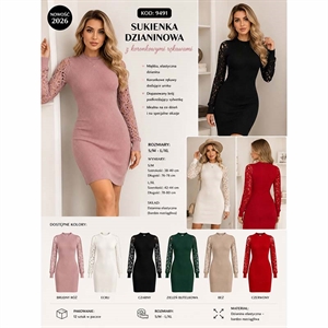 Sukienka dzianinowa S/M-L/XL