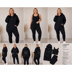 Komplet trzyczęściowy damski produkt Turecki  44-46-48
