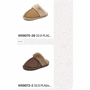 Klapki ocieplane  36-41