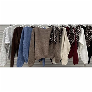 Sweter damski okrągły