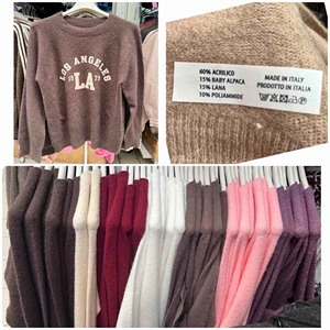 Sweter damski okrągły