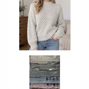 Sweter damski z golfem