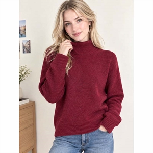 Sweter damski z golfem
