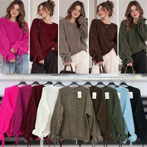 Sweter damski okrągły