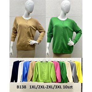 Sweter damski zapinany na guziki (XL/2XL-2XL/3XL)