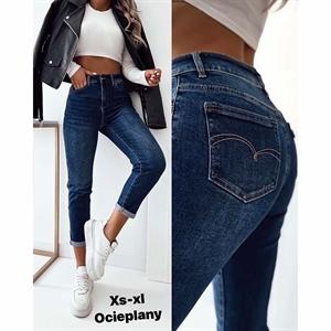 Jeansy ocieplane damskie  XS-XL