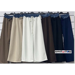 Spodnie szerokie nogawki damskie produkt Włoski