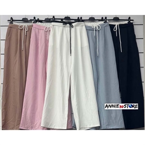 Spodnie szerokie nogawki damskie produkt Włoski