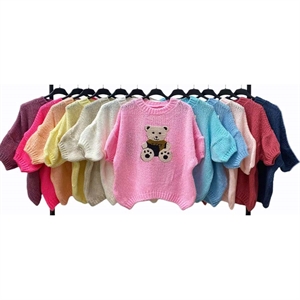 Sweter damski z krótkim rękawem